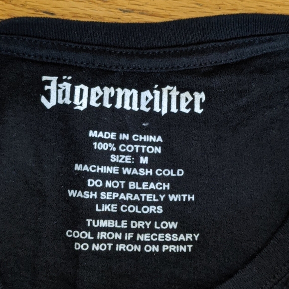 Jagermeister NWOT T-shirt Top size Medium - Picture 5 of 5
